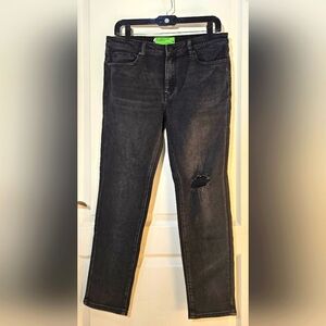 Sandrin Rose x Free People Black Distressed Jeans, size 30, NWT